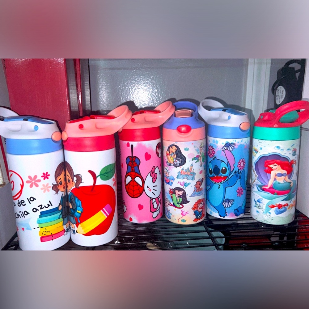 Kids Tumblers With Handle Lids
